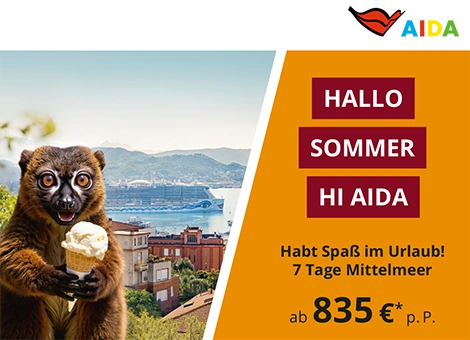 Banner AIDA Last Minute Angebote