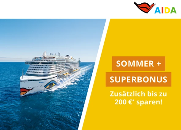 Banner AIDA Sommer Bonus
