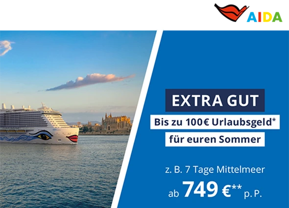 Banner AIDA Urlaubsfreude