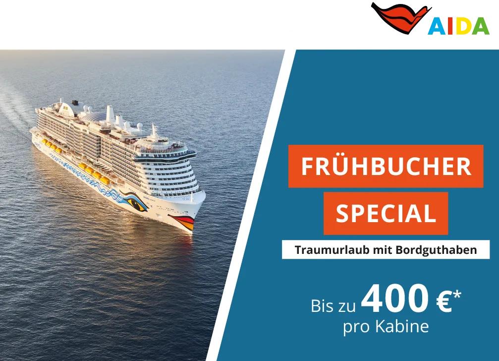 Banner AIDA Frühbucher Special