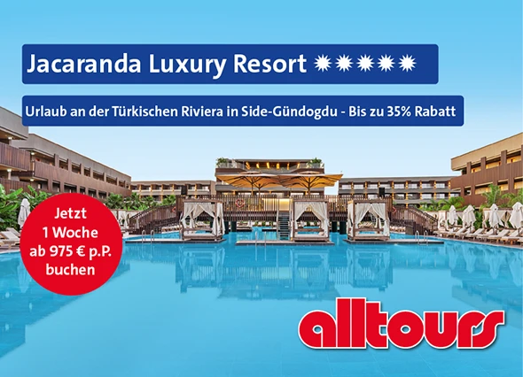 Banner alltours Jacaranda Luxury Resort
