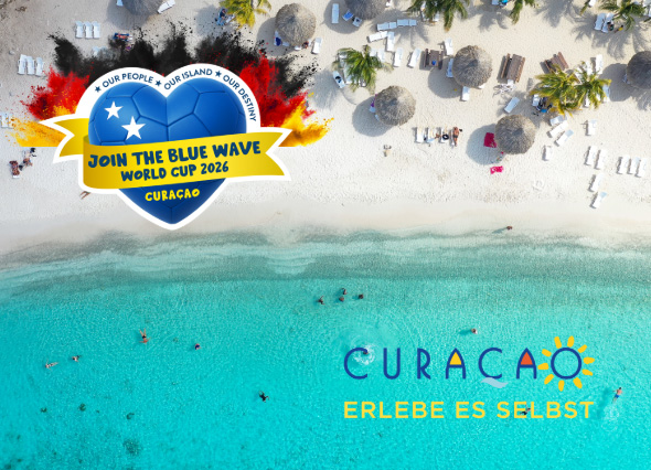 Banner Curacao - JOIN THE BLUE WAVE WORLD CUP 2026